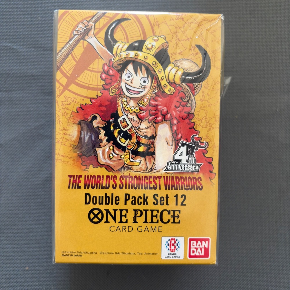 One Piece Card Game Double Pack Set 12 The Worlds Strongest Warriors OP-17 New